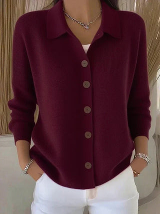 Mabel | Collared Button Cardigan