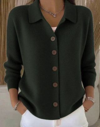 Mabel | Collared Button Cardigan