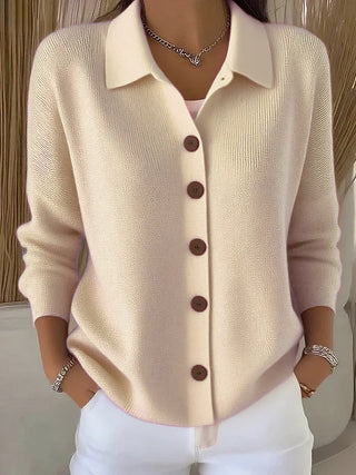 Mabel | Collared Button Cardigan