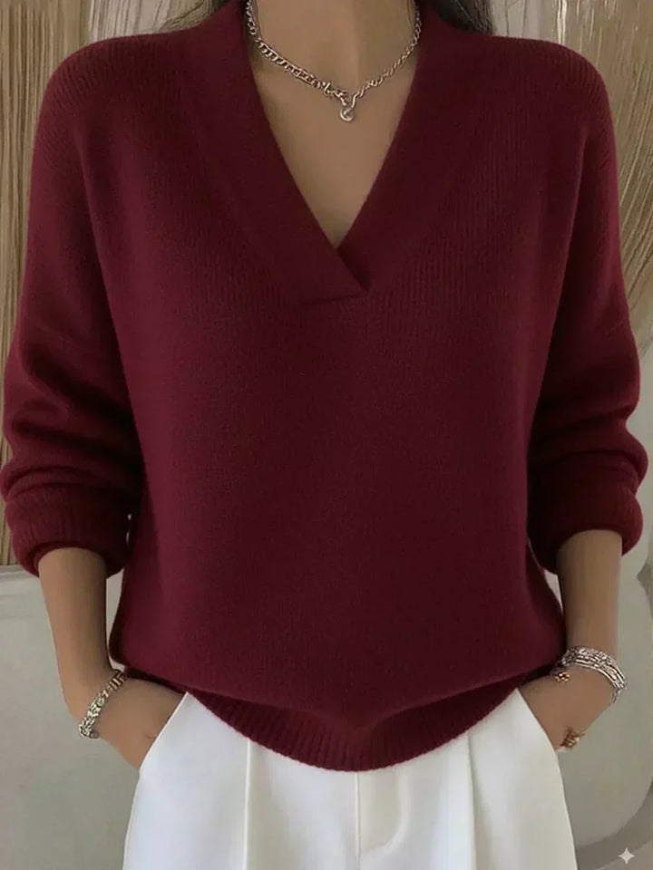 Manon | Relaxed V-Neck Sweater