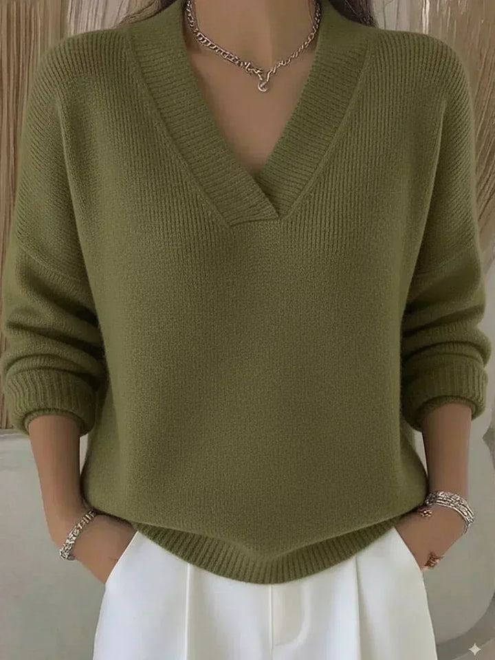 Manon | Relaxed V-Neck Sweater