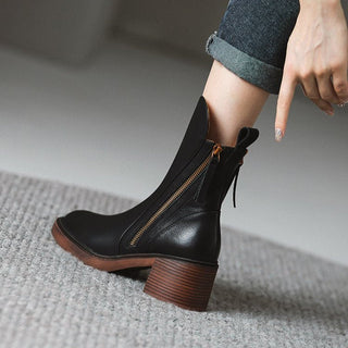 Marigold | Side-Zip Ankle Boots