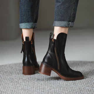 Marigold | Side-Zip Ankle Boots