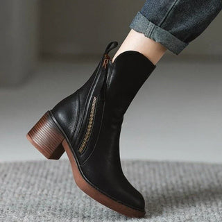 Marigold | Side-Zip Ankle Boots
