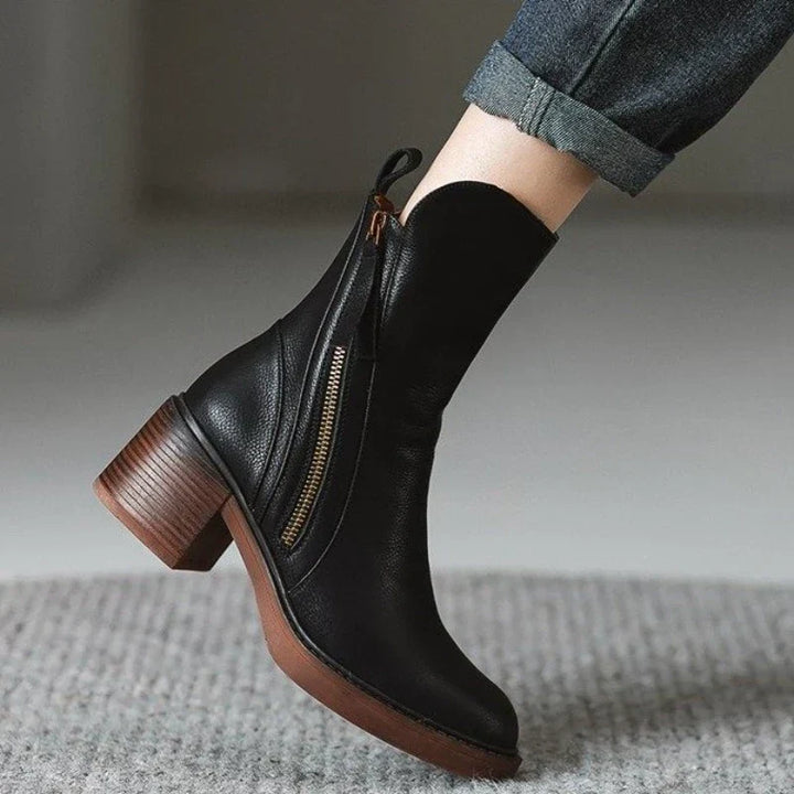 Marigold | Side-Zip Ankle Boots