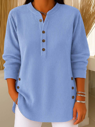 Mila | Henley Tunic Sweater