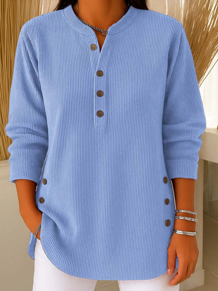 Mila | Henley Tunic Sweater