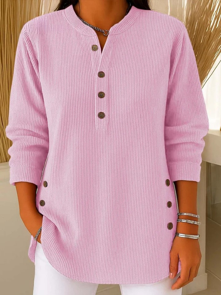 Mila | Henley Tunic Sweater