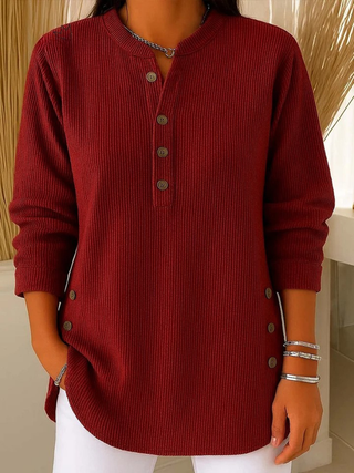 Mila | Henley Tunic Sweater