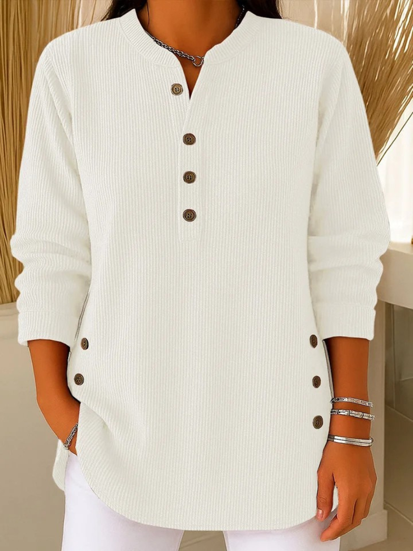 Mila | Henley Tunic Sweater