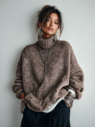 Muriel | Chunky High-Neck Sweater