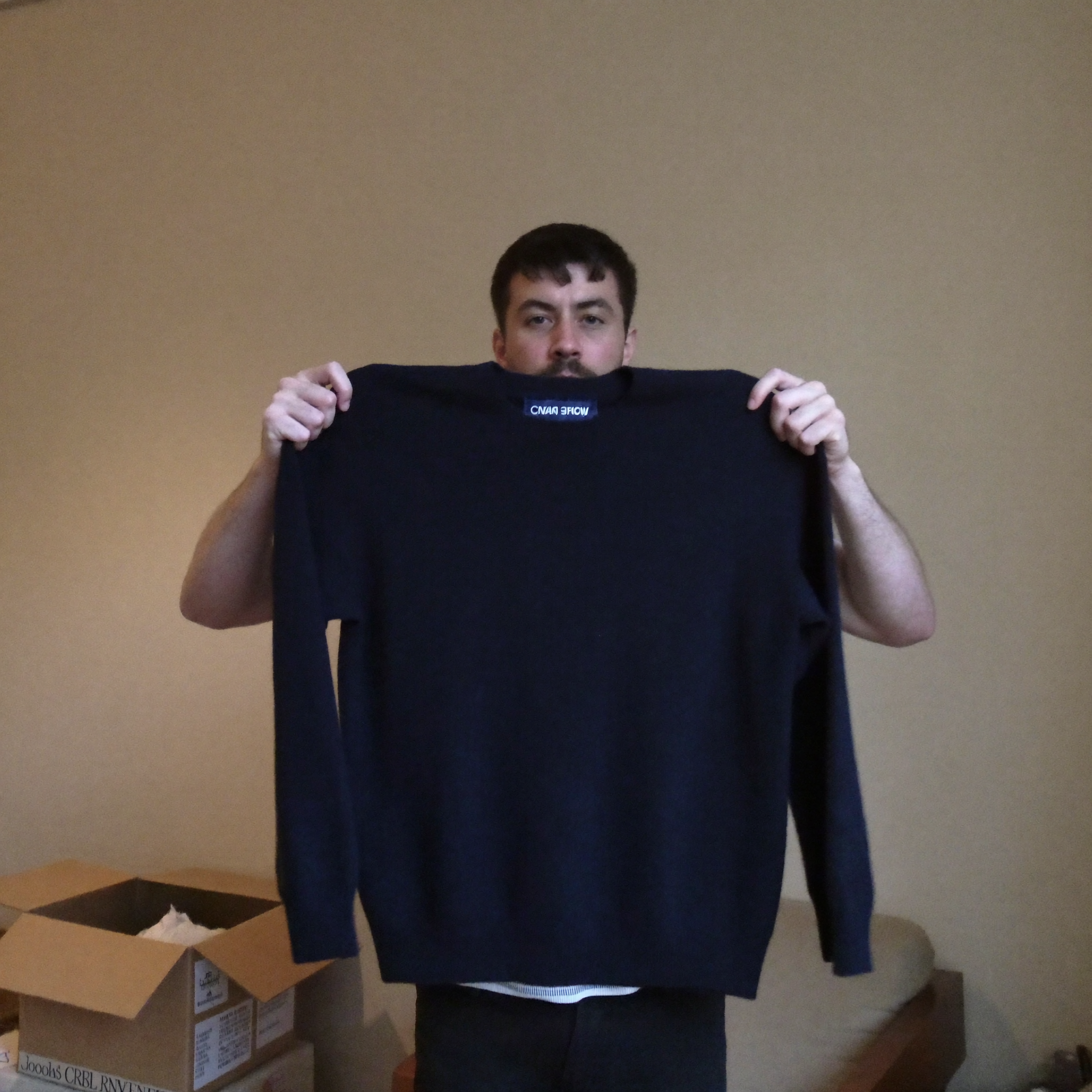 Northvale customer review — navy sweater