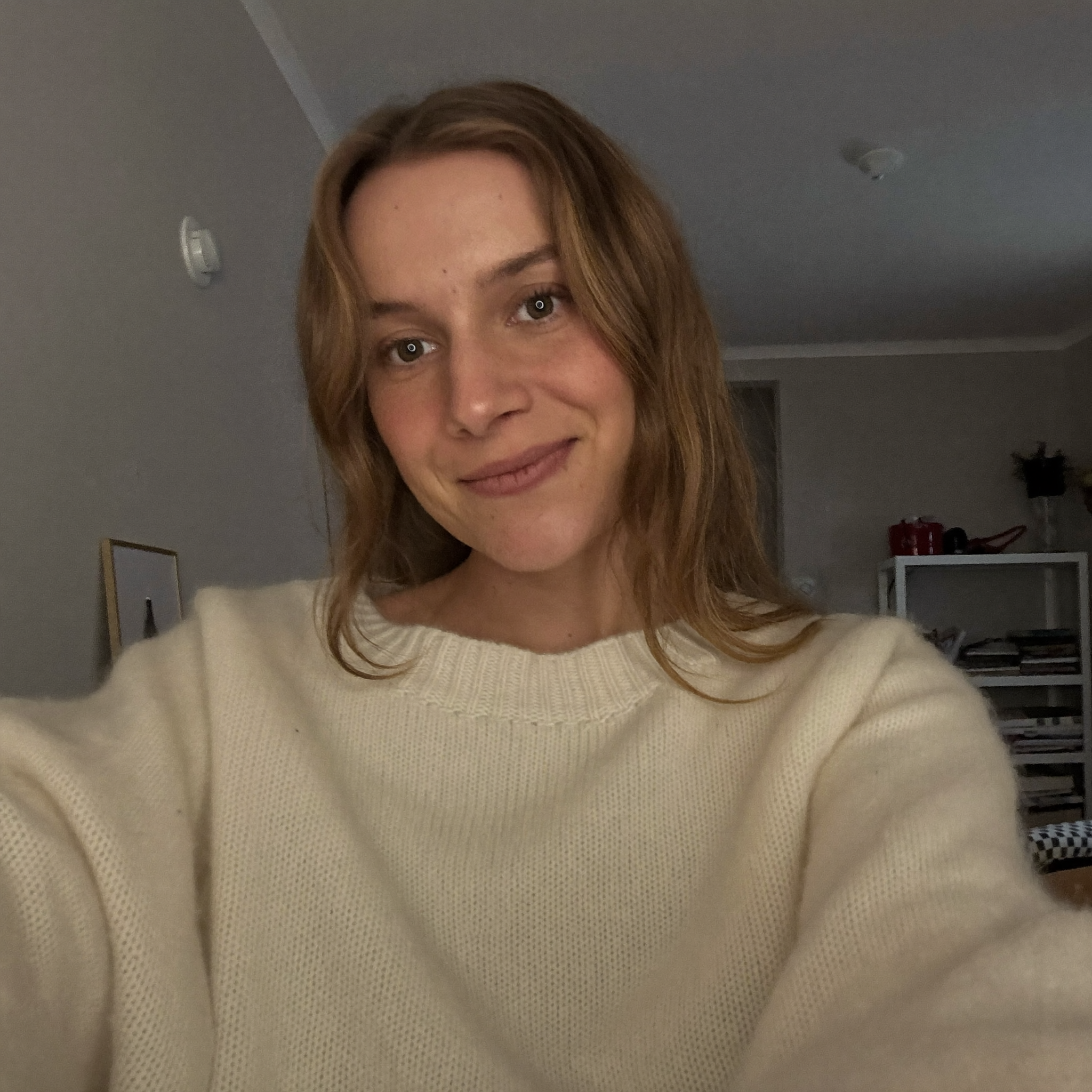 Northvale customer review — cream sweater