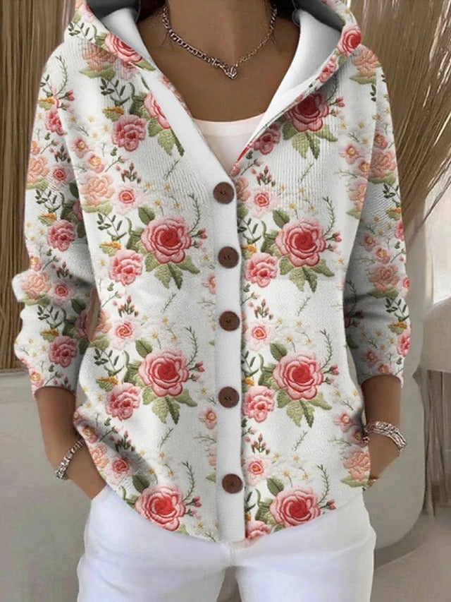Opal | Artful Hooded Shirt Jacket