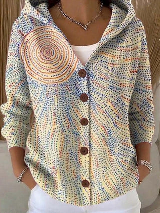 Opal | Artful Hooded Shirt Jacket