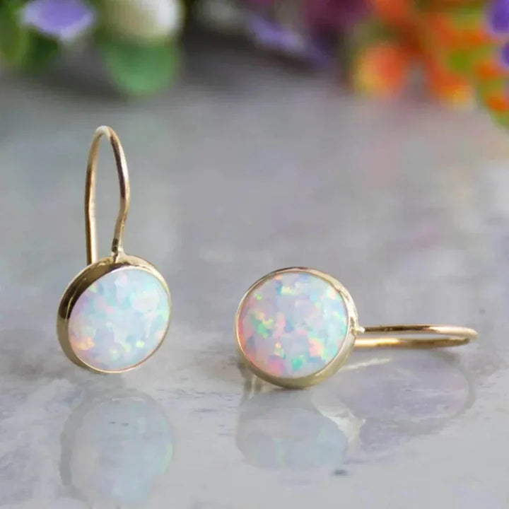Opal-Look Glow Earrings