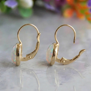 Opal-Look Glow Earrings