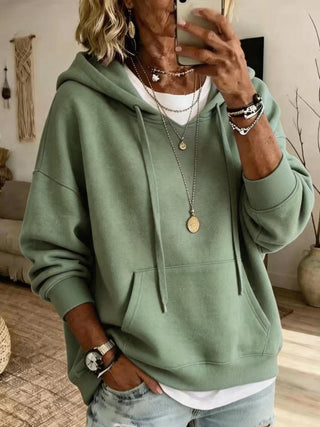 Relaxed-Fit Casual Cotton Hoodie