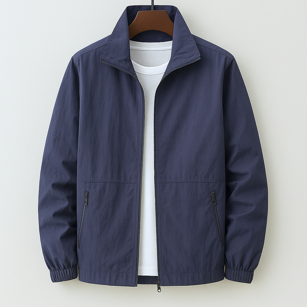 Ottavio | Lightweight Stand-Collar Jacket