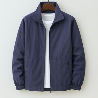 Ottavio | Lightweight Stand-Collar Jacket