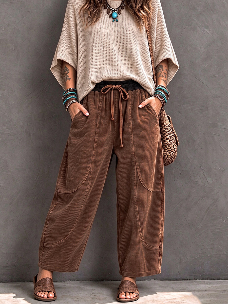 Petra | Corduroy Harem Pants