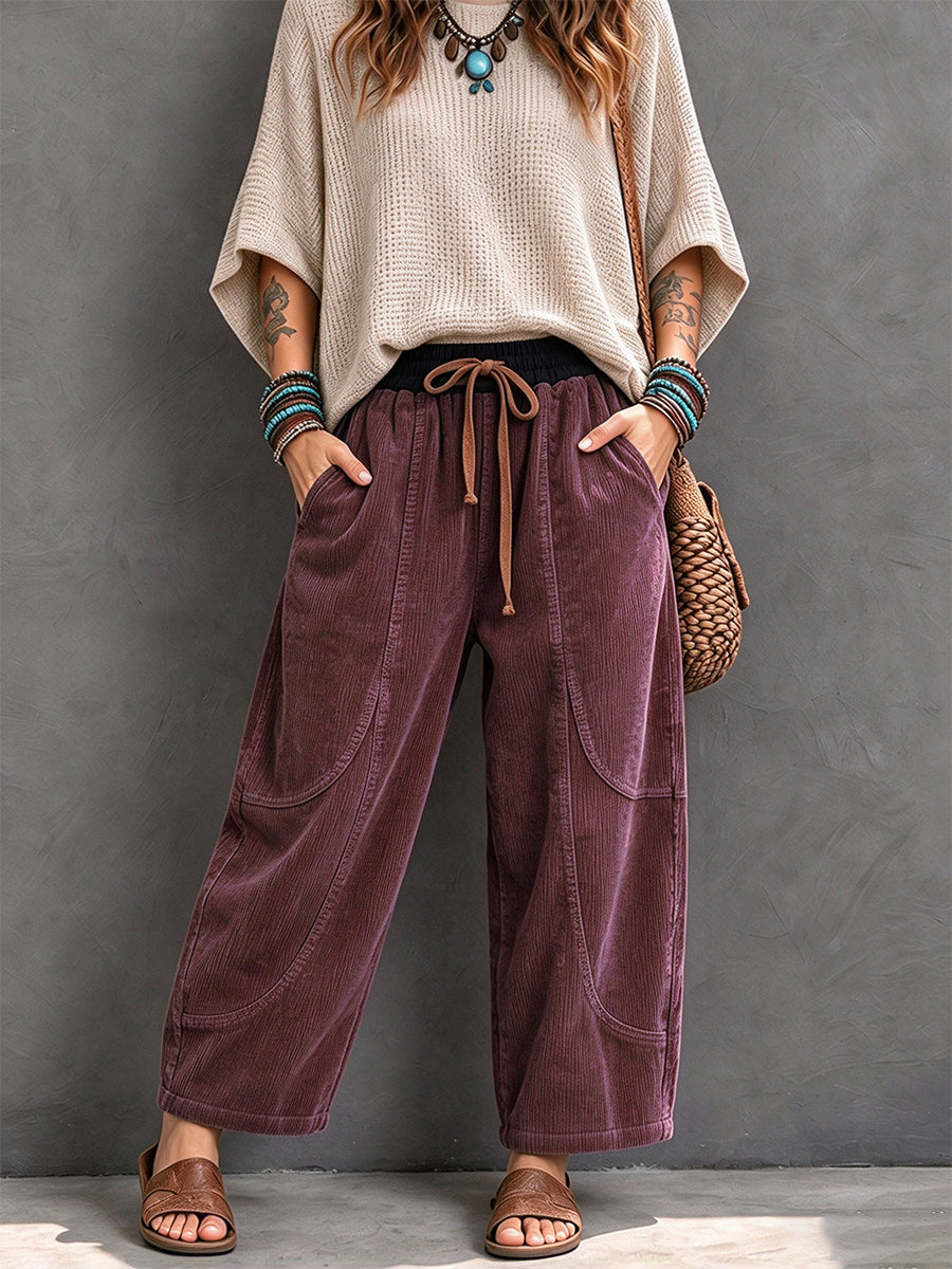 Petra | Corduroy Harem Pants