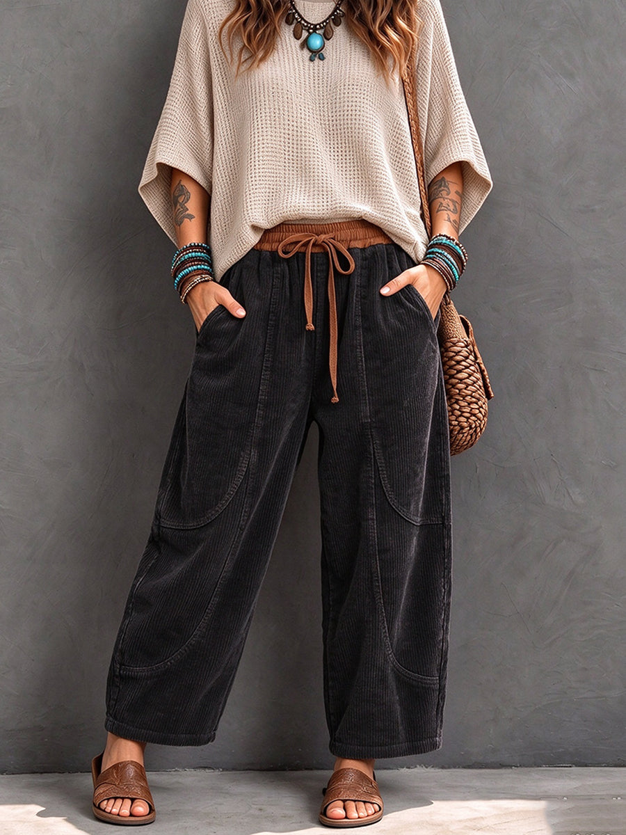 Petra | Corduroy Harem Pants