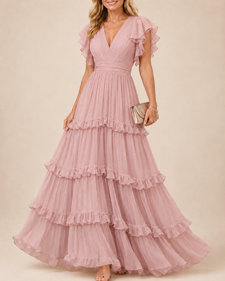 Philomena | Tiered Ruffle Maxi Dress