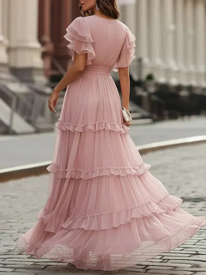 Philomena | Tiered Ruffle Maxi Dress