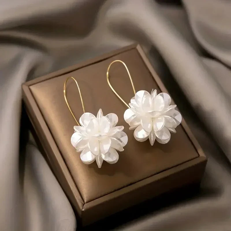 Pure Blossom Drop Earrings