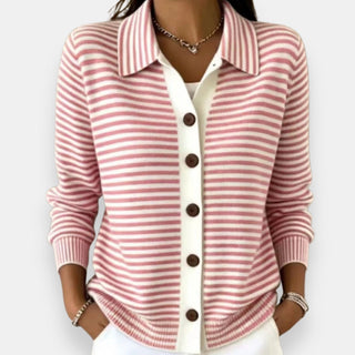 Rosalie | Striped Autumn Cardigan