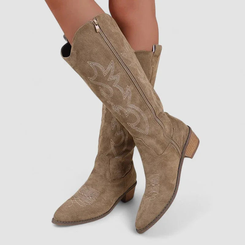 Roxanne | Western Mid-Calf Boots
