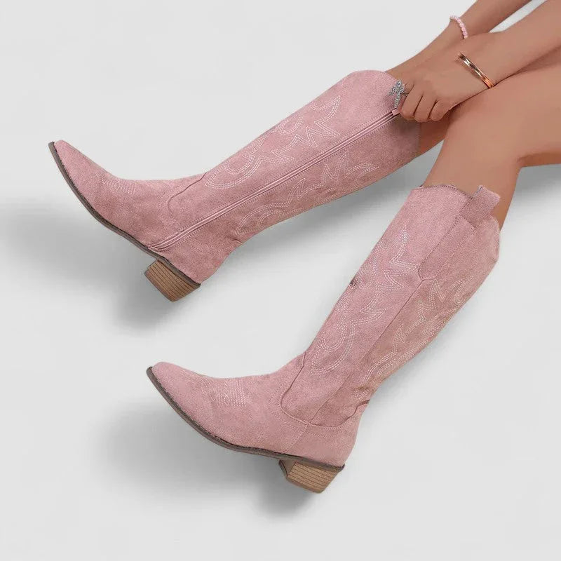 Roxanne | Western Mid-Calf Boots