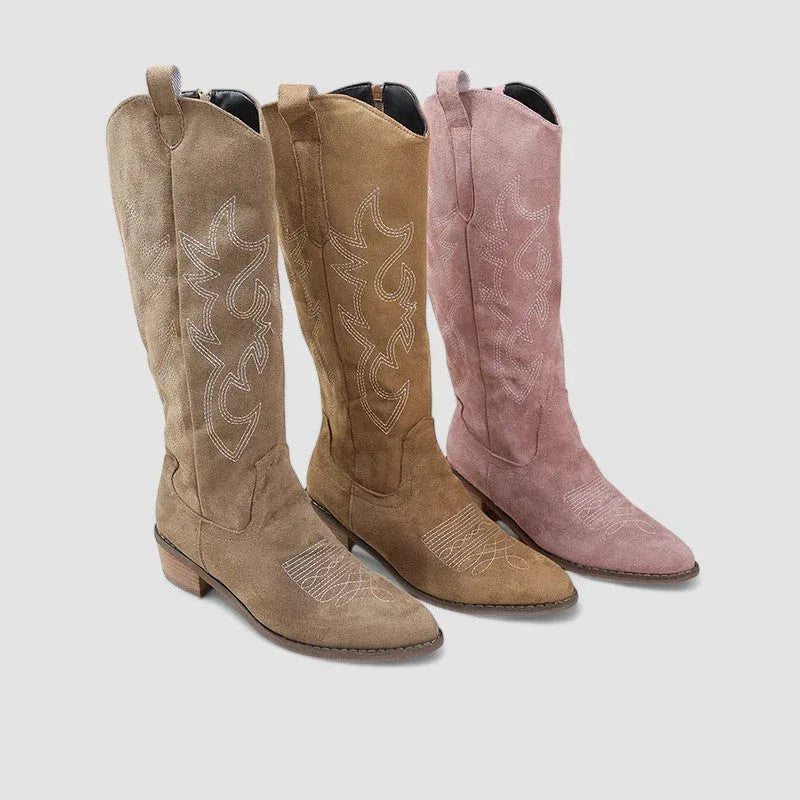 Roxanne | Western Mid-Calf Boots