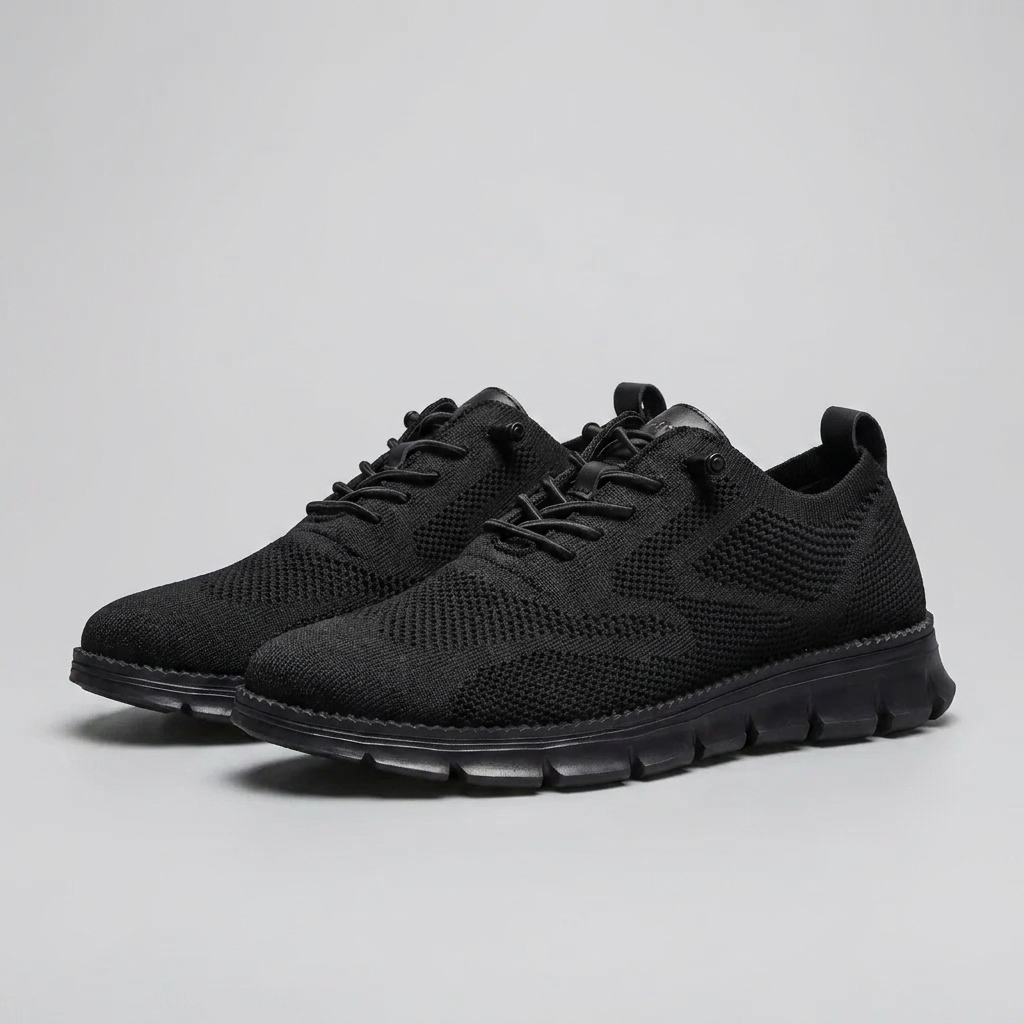 Simon | Knit Lace-Up Sneaker
