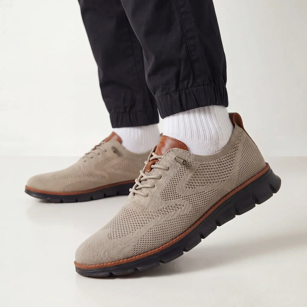 Simon | Knit Lace-Up Sneaker