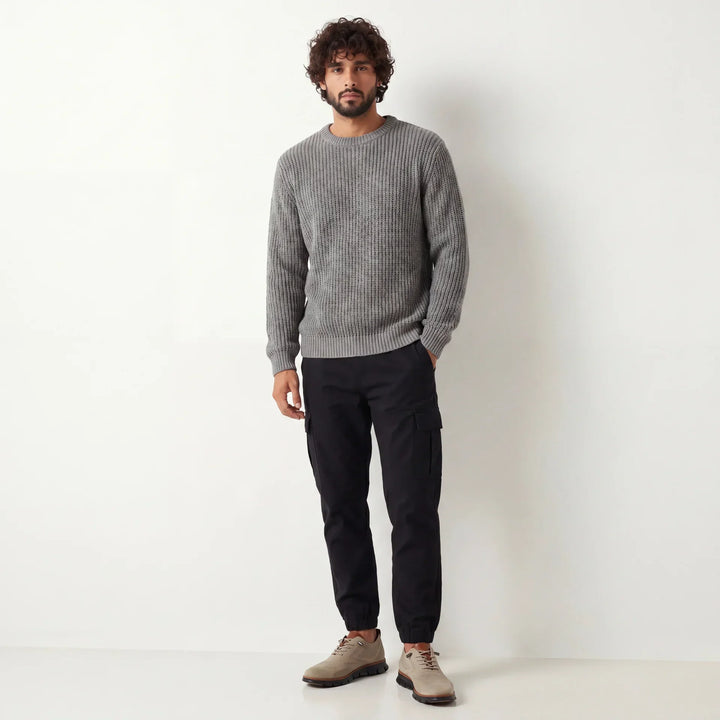 Simon | Knit Lace-Up Sneaker