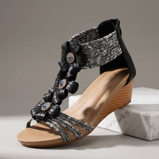 Isla Floral Wedge Sandal