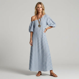 Kara One-Shoulder Maxi Dress