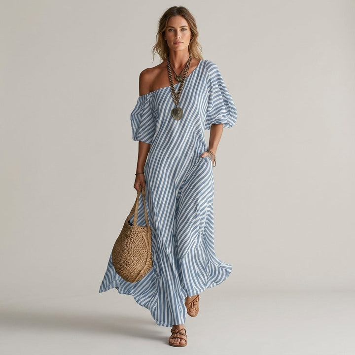 Kara One-Shoulder Maxi Dress
