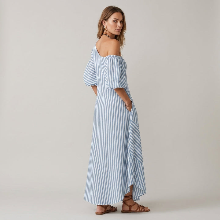 Kara One-Shoulder Maxi Dress