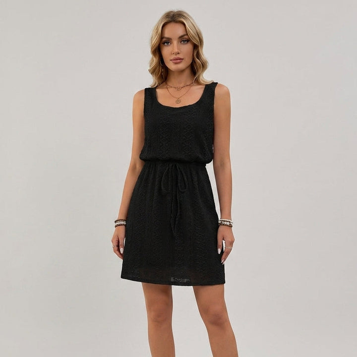 Lexi Eyelet Tie-Waist Dress