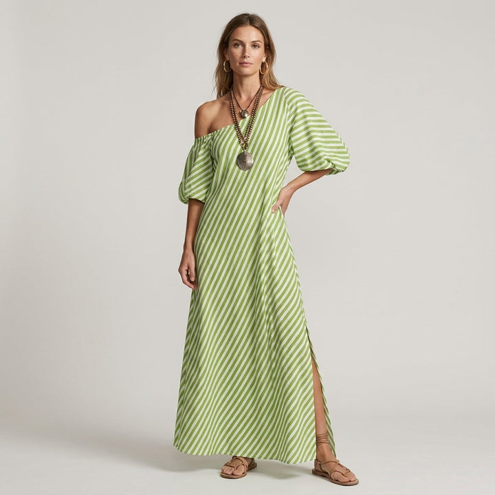Kara One-Shoulder Maxi Dress