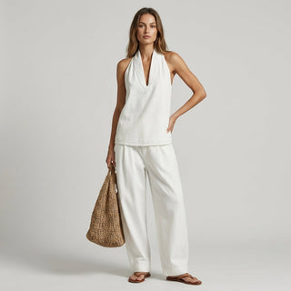 Sloane Halter Wide-Leg Set