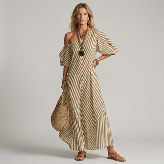 Kara One-Shoulder Maxi Dress