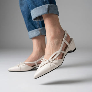 Lana Bow Pointed Slingback