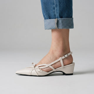 Lana Bow Pointed Slingback