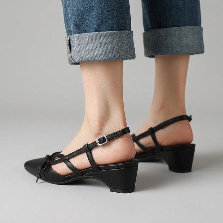 Lana Bow Pointed Slingback