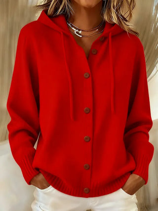 Tamsin | Drawstring Hoodie Cardigan