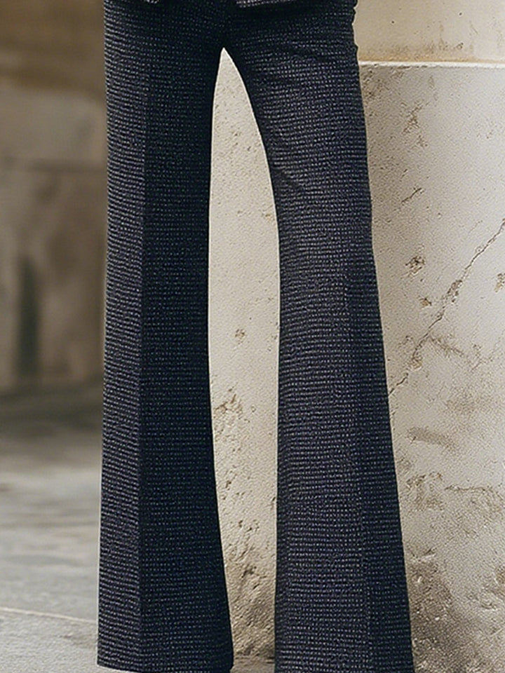 Textured Double-Breasted Suit